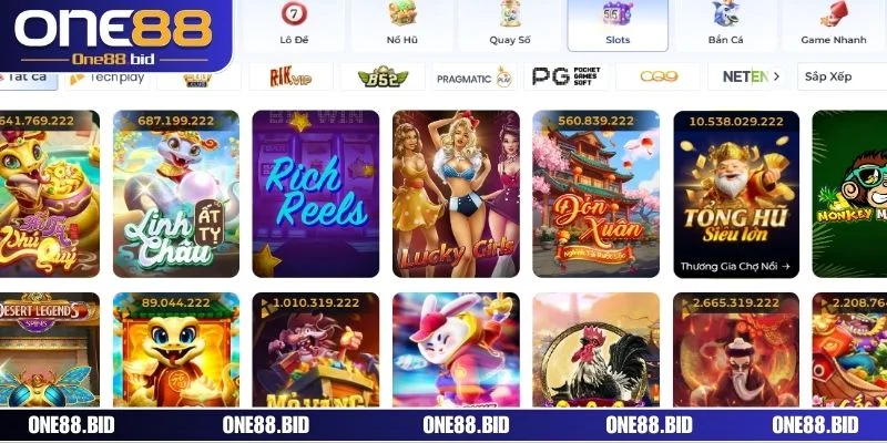 Giao diện ứng dụng ONE88 hiển thị mượt mà trên điện thoại thông minh